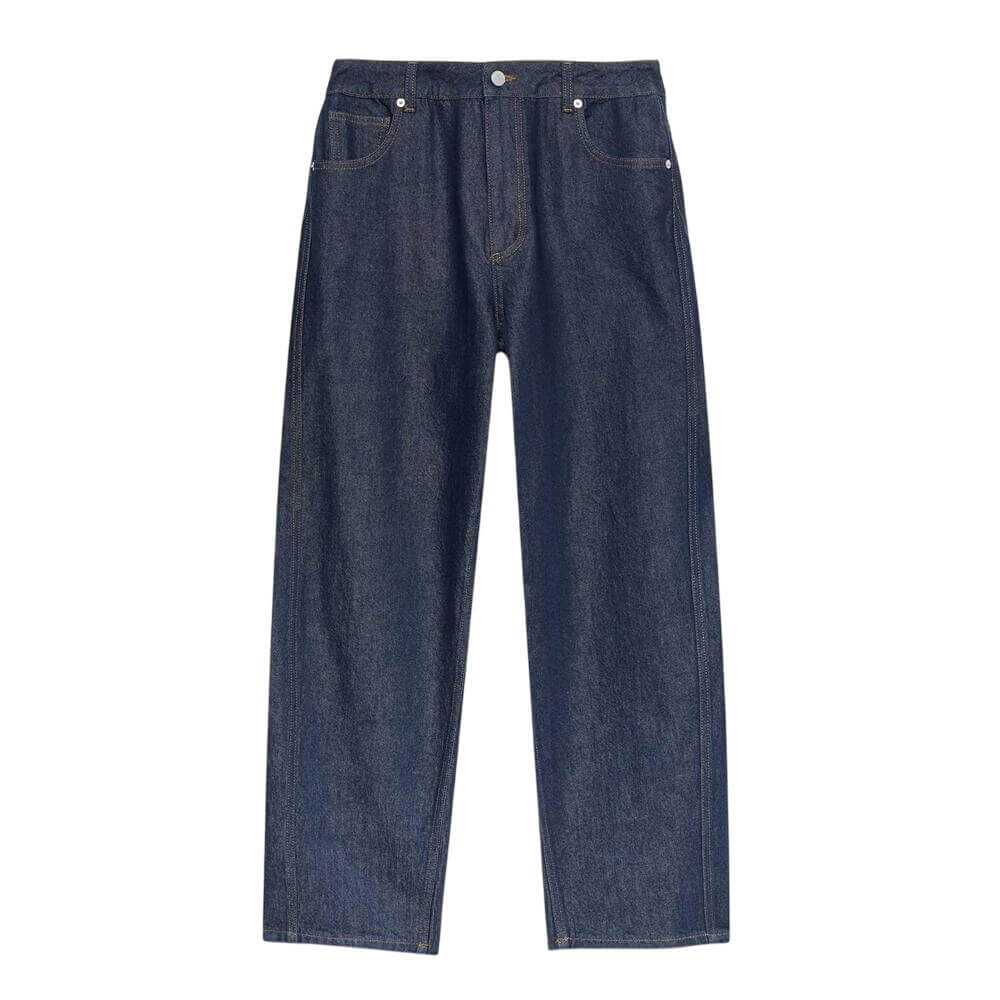 Mint Velvet Dark Indigo Barrel Leg Jeans
